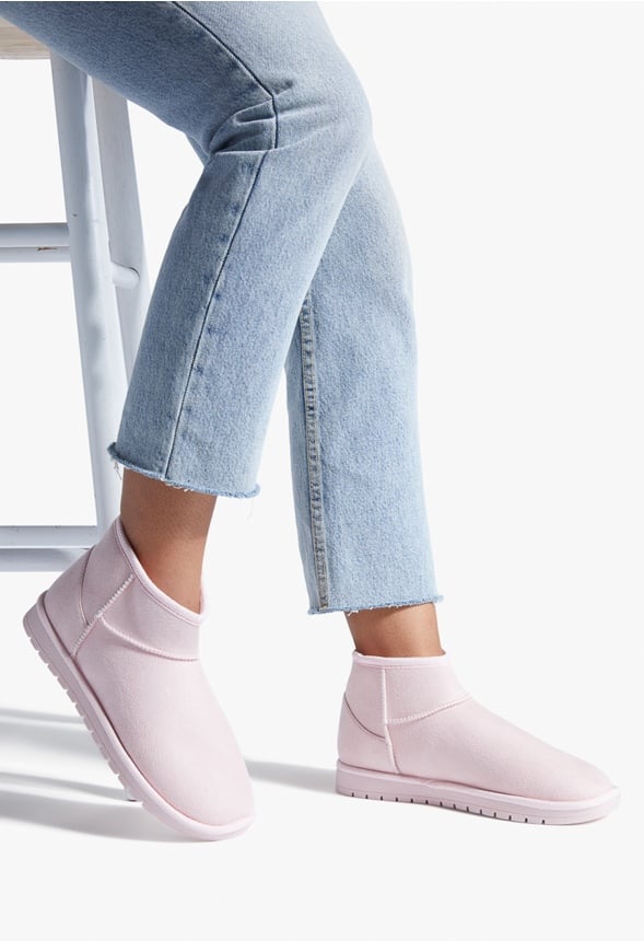 LYNN FUZZIE BOOTIE Crystal Pink