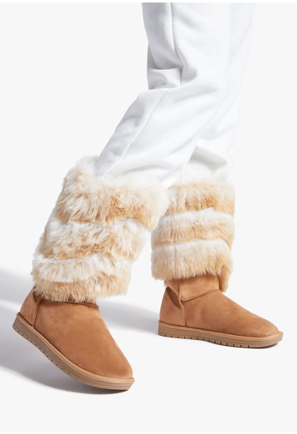 TAEBRELL FUZZY BOOTIE Beige