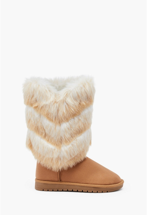 TAEBRELL FUZZY BOOTIE Beige