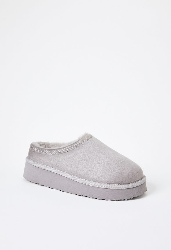 Hailey Platform Fuzzie Gray