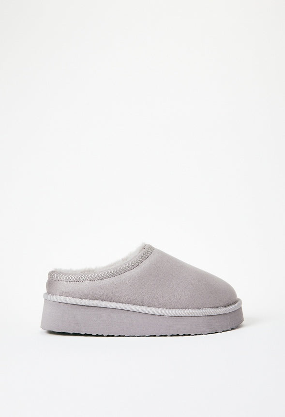 Hailey Platform Fuzzie Gray