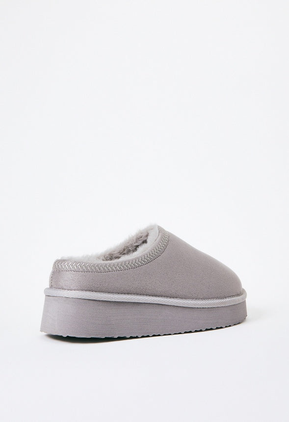 Hailey Platform Fuzzie Gray