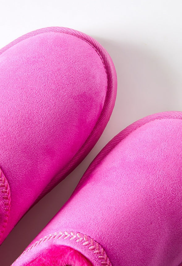 Hailey Platform Fuzzie Pink