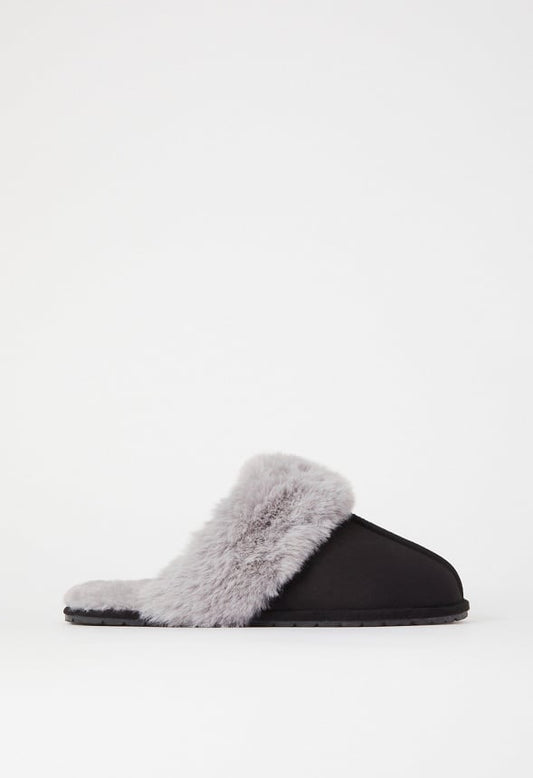 Harper Slipper Black Caviar