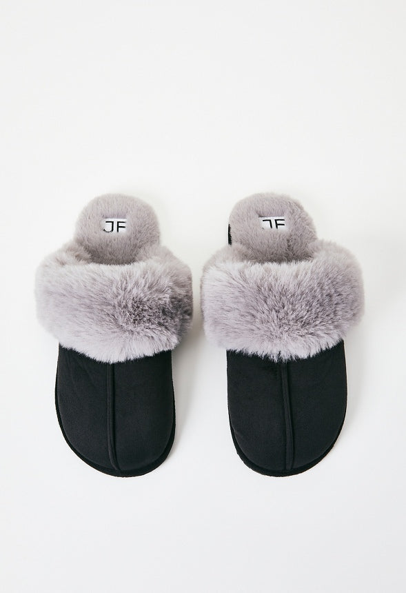 Harper Slipper Black Caviar