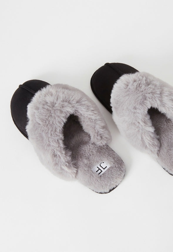 Harper Slipper Black Caviar