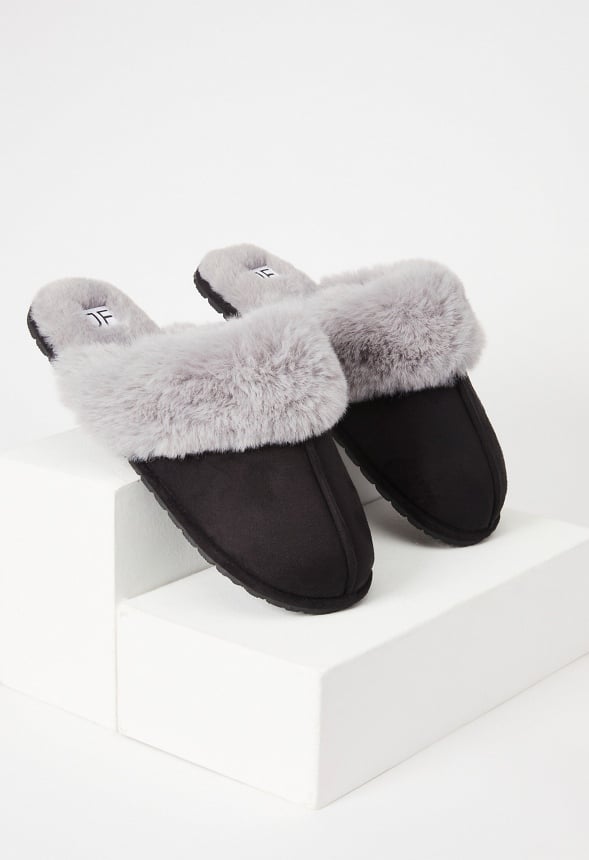 Harper Slipper Black Caviar
