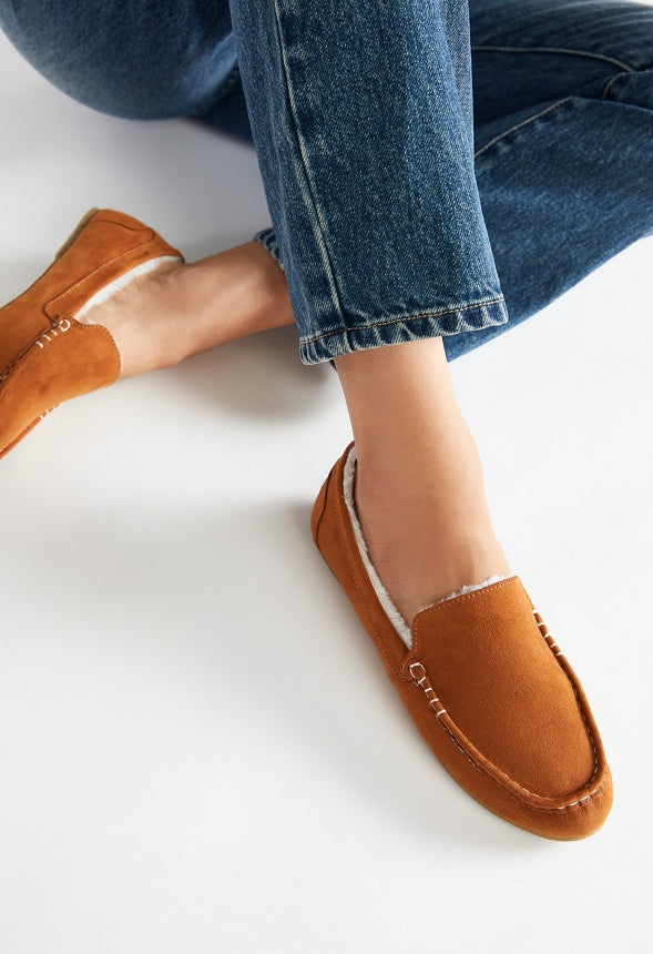 Laurel Fuzzie Slipper Camel