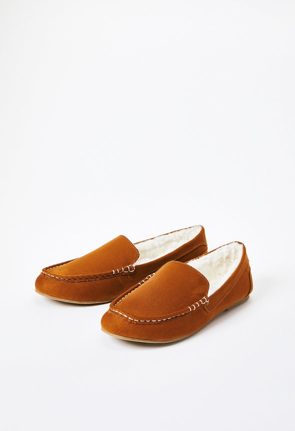 Laurel Fuzzie Slipper Camel