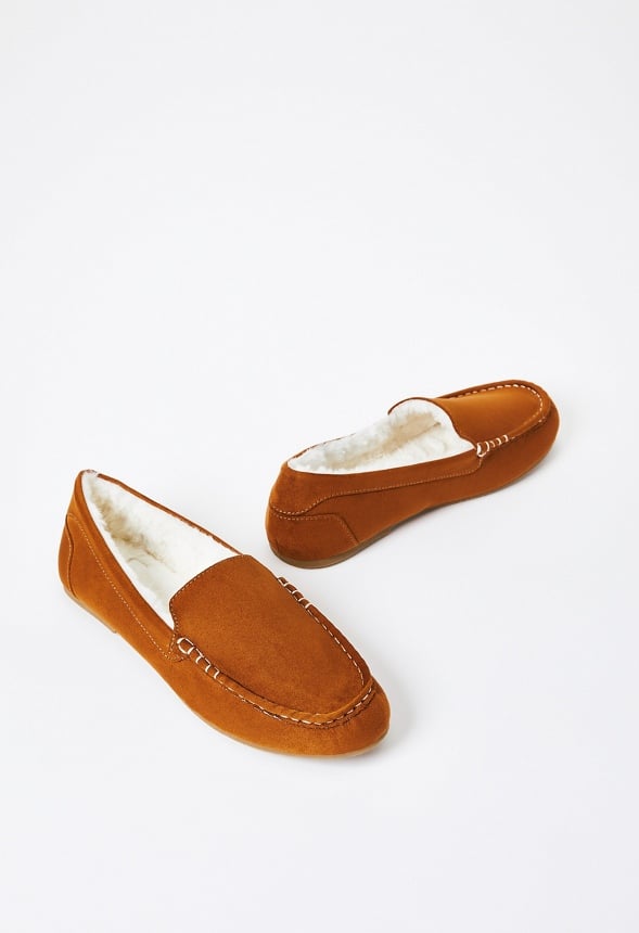 Laurel Fuzzie Slipper Camel