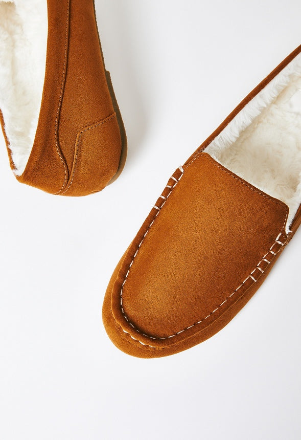 Laurel Fuzzie Slipper Camel