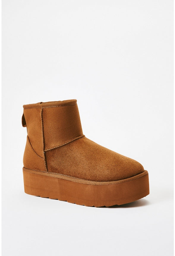 Porsha Fuzzie Bootie Light Camel