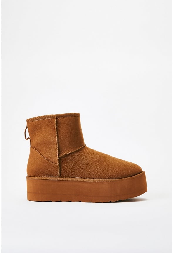 Porsha Fuzzie Bootie Light Camel