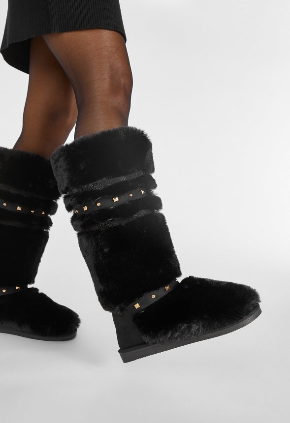 Aspen Fuzzie Boot Black Caviar