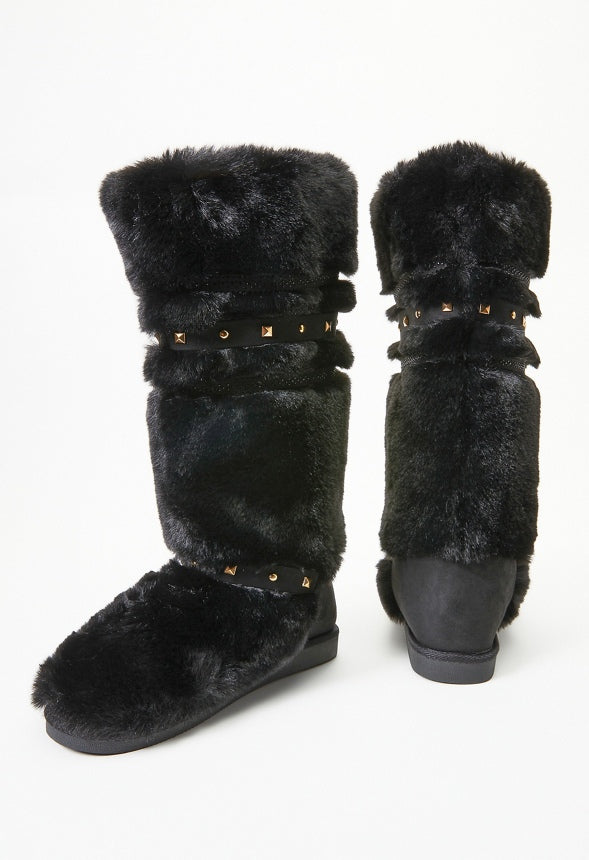 Aspen Fuzzie Boot Black Caviar