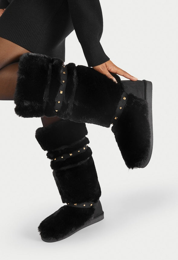 Aspen Fuzzie Boot Black Caviar