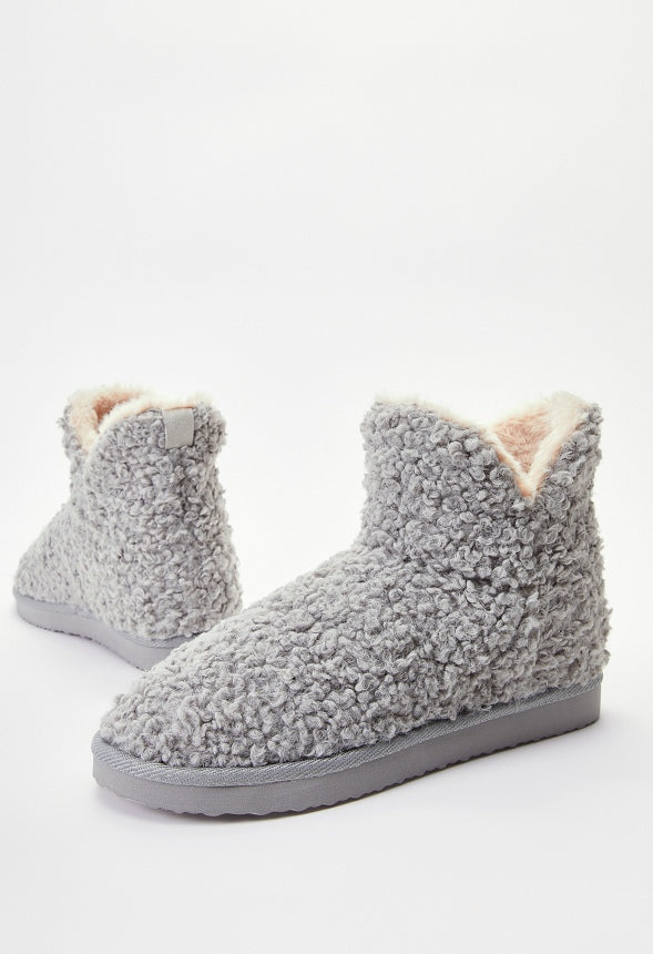 Mae Fuzzie Bootie Vapor Blue
