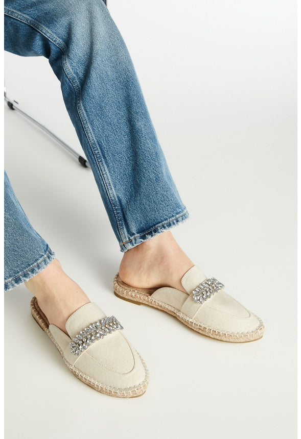 DAPHNEY SLIP ON FLAT Natural