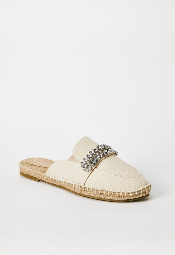 DAPHNEY SLIP ON FLAT Natural