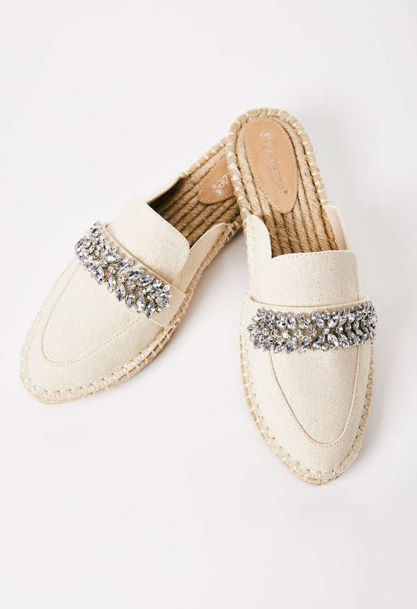 DAPHNEY SLIP ON FLAT Natural