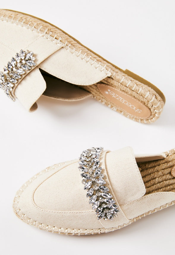 DAPHNEY SLIP ON FLAT Natural