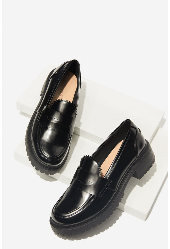 CORENA LOAFER FLAT Black