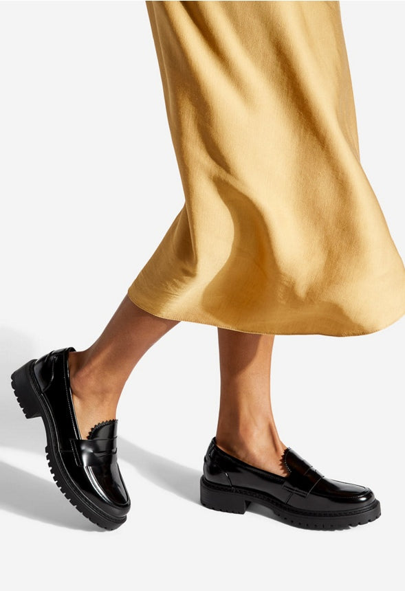 CORENA LOAFER FLAT Black