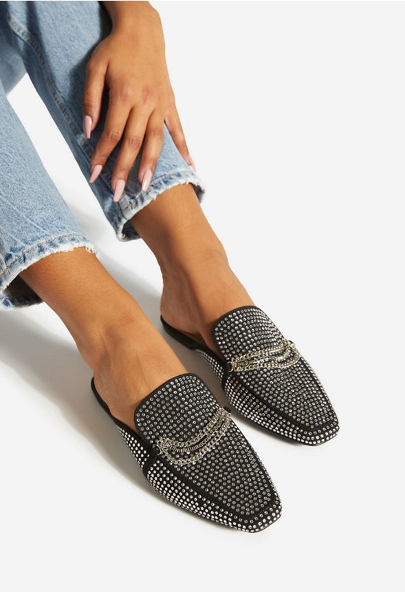 NAKEISHA SLIP-ON LOAFER Black Caviar