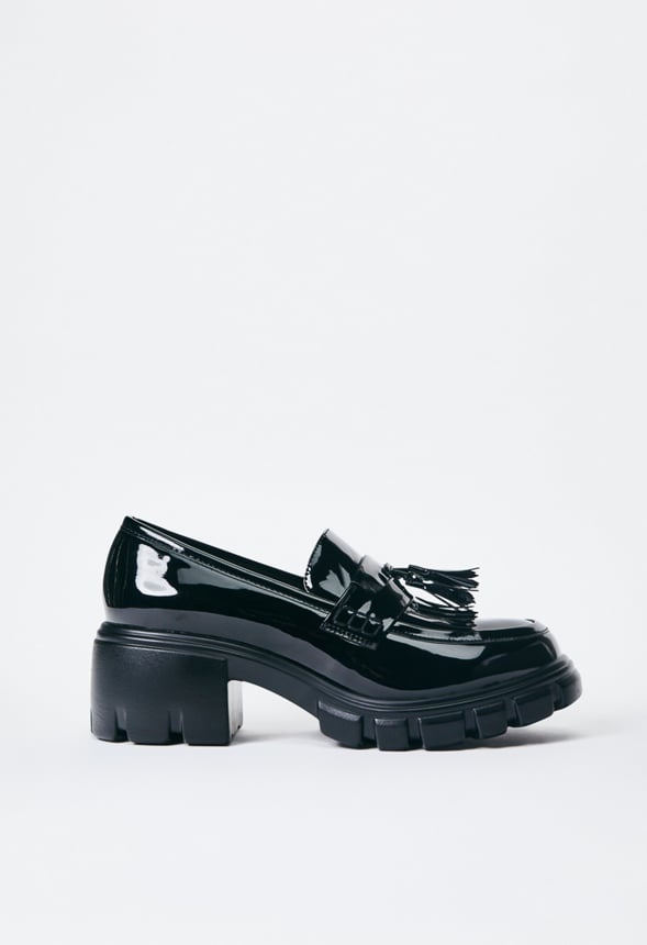 Sofia Lug Sole Loafer Black