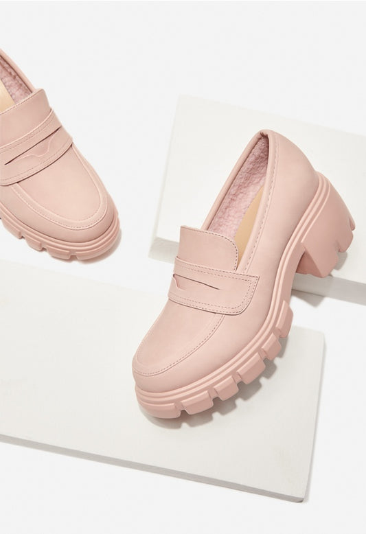 MUNCEL LUG SOLE LOAFER Chalk Pink