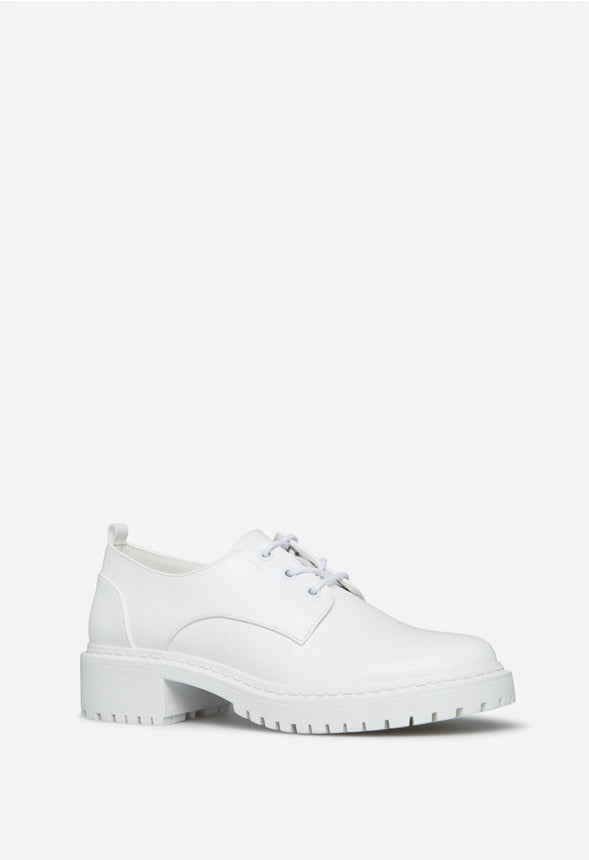 ADALINA LUG SOLE OXFORD Bright White