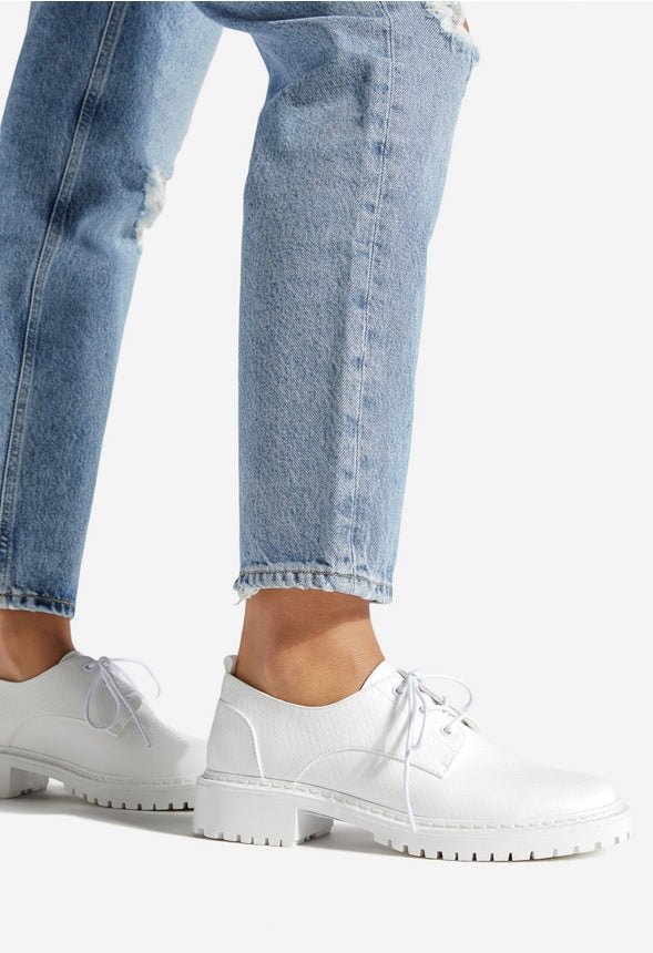 ADALINA LUG SOLE OXFORD Bright White