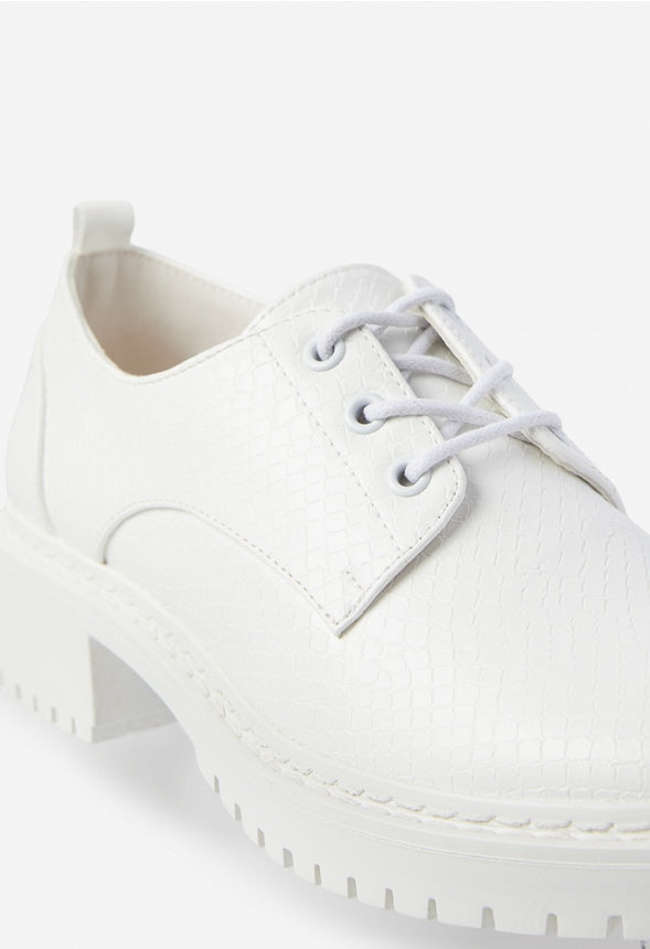 ADALINA LUG SOLE OXFORD Bright White