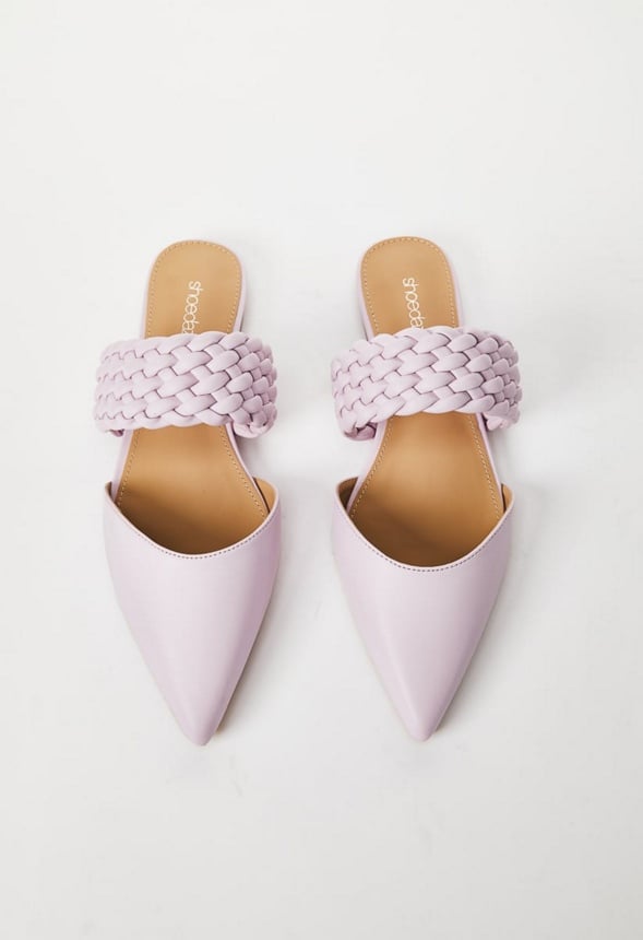 ALANIS POINTED TOE FLAT Lilac Snow