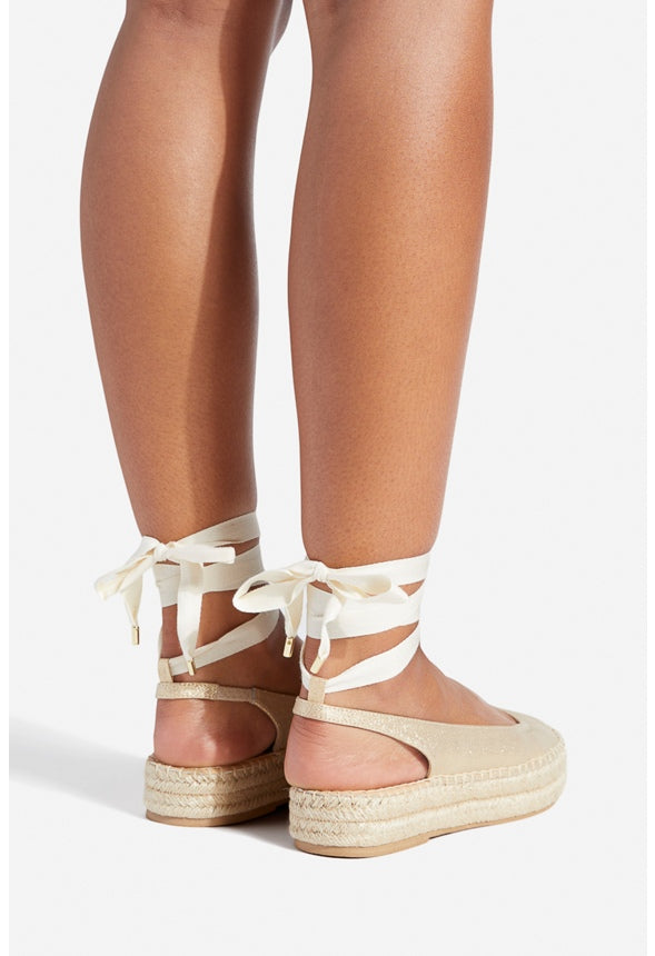 JULIANNE FLAT SANDAL Gold