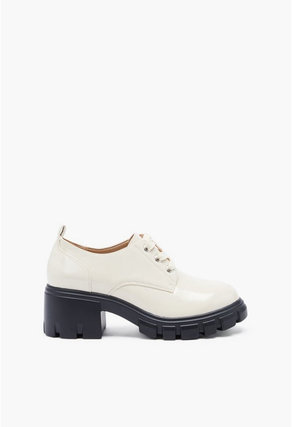 Sofia Lace Up Lug Sole Loafer Birch