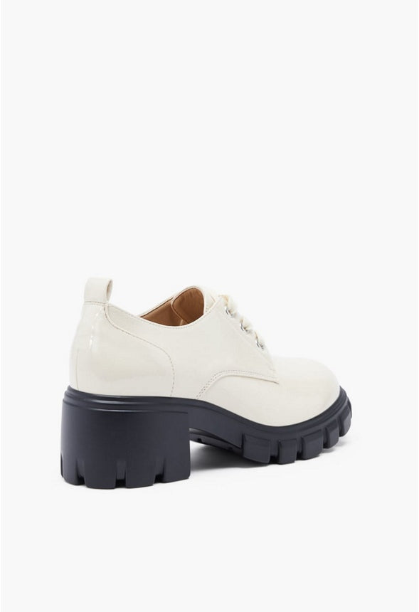 Sofia Lace Up Lug Sole Loafer Birch