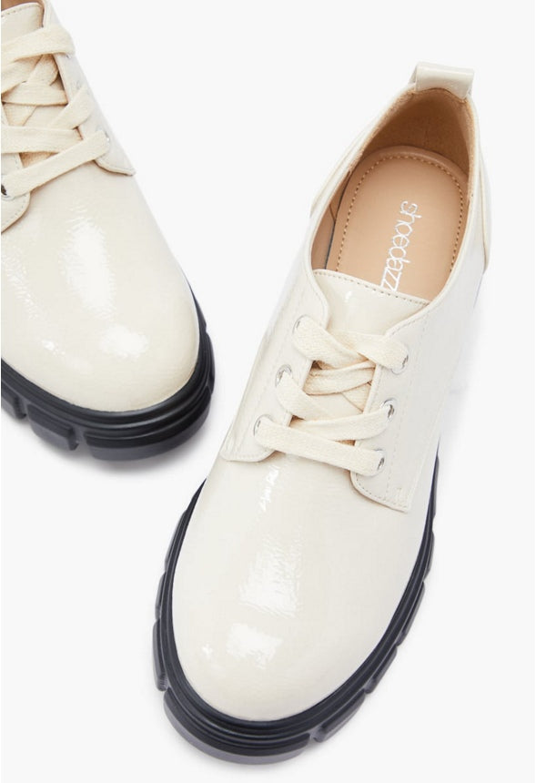 Sofia Lace Up Lug Sole Loafer Birch