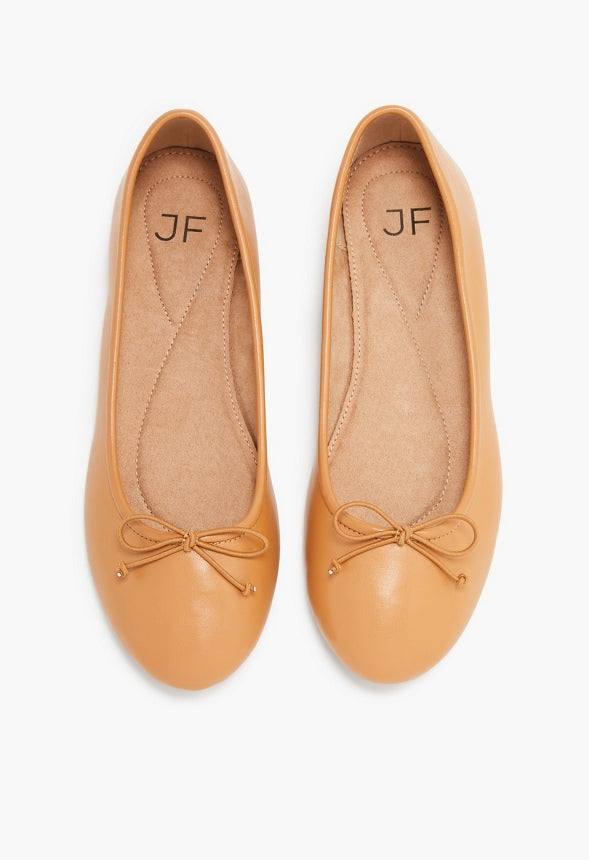 Gemma Ballet Flat Lt Camel