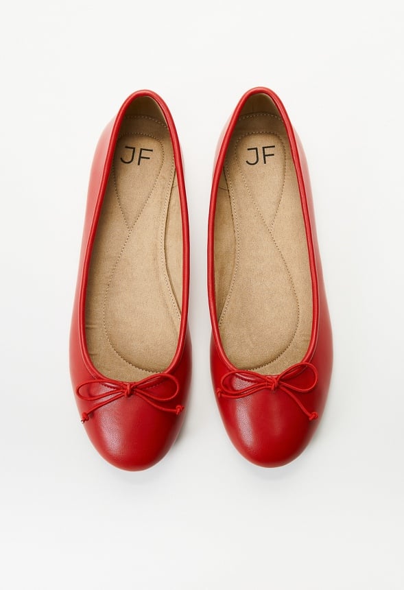 Gemma Ballet Flat Salsa Red