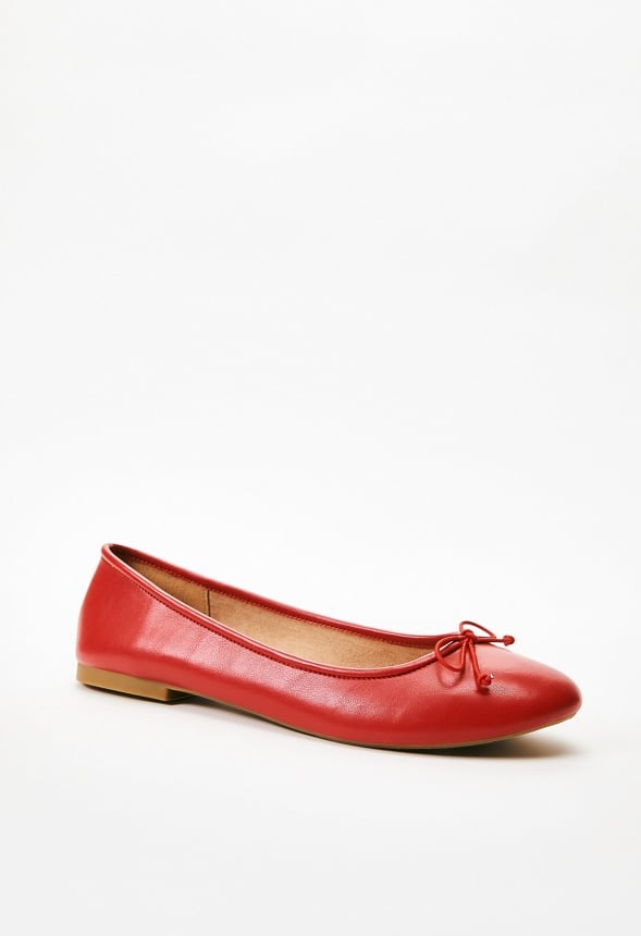 Gemma Ballet Flat Salsa Red
