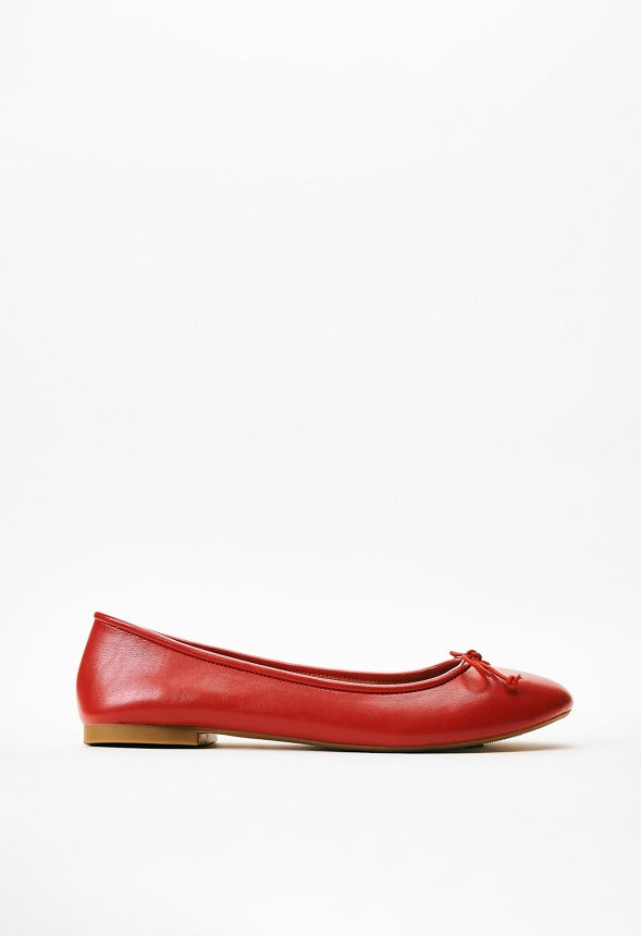 Gemma Ballet Flat Salsa Red