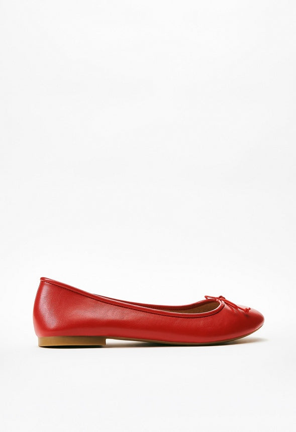 Gemma Ballet Flat Salsa Red