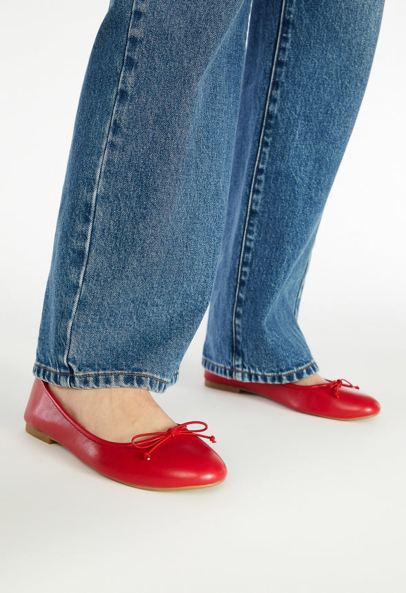 Gemma Ballet Flat Salsa Red