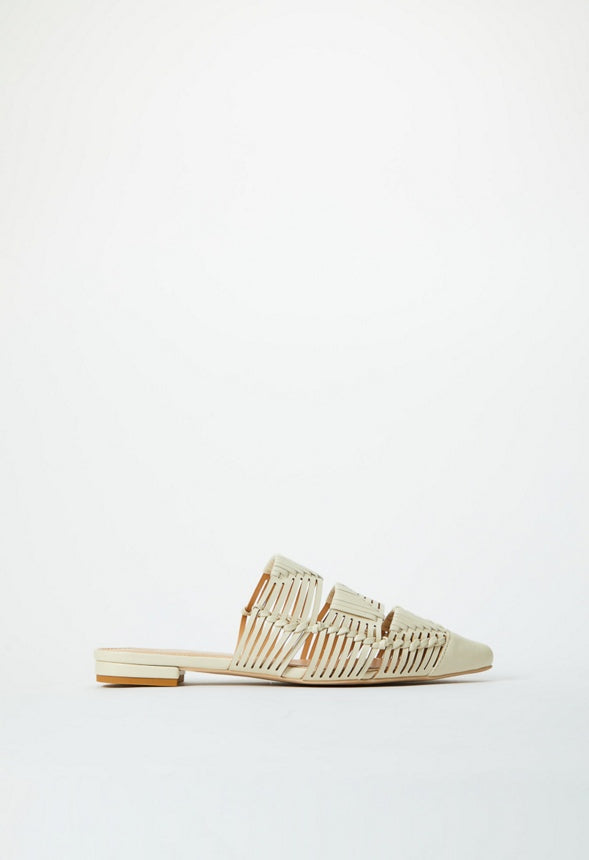 MILANA POINTED TOE FLAT Birch