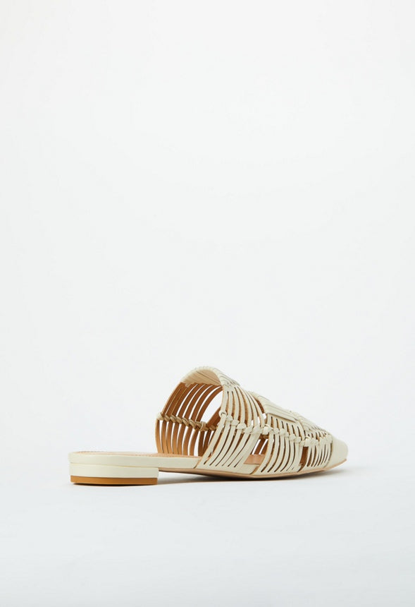 MILANA POINTED TOE FLAT Birch