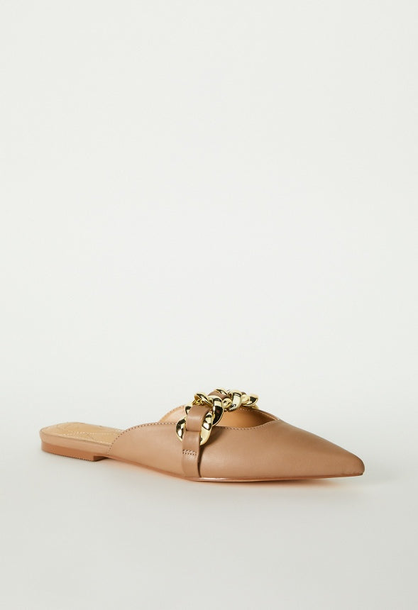 Adrian Pointed Toe Slide Portobello