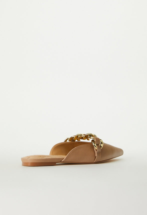Adrian Pointed Toe Slide Portobello