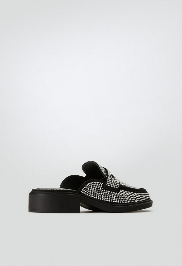 JEZZY MULE LOAFER Clear/Black