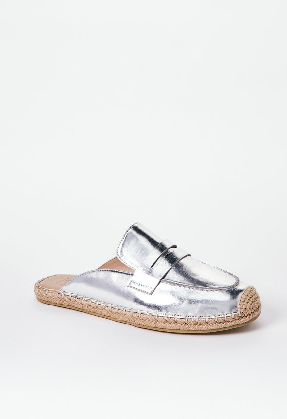 Ailana Flat Mule Silver